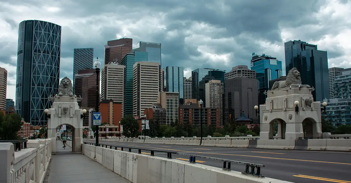Licensed Insolvency Trustee Calgary: Photo of Centre Street Bridge in Calgary, Alberta.